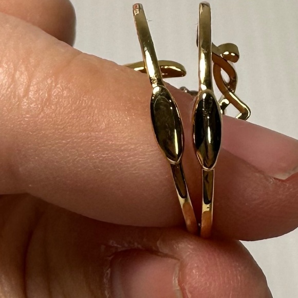 Girls Crew X Marvel Wonder Woman Interlocking Rings Gold Tone Size 7 - Picture 6 of 7